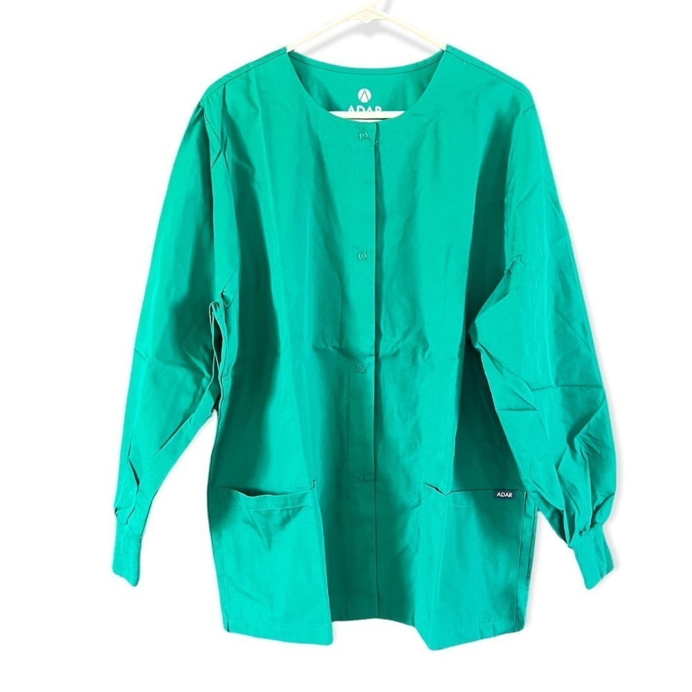 Adar Uniforms Women's Classic Fit Long Sleeve Scrub Top - XL